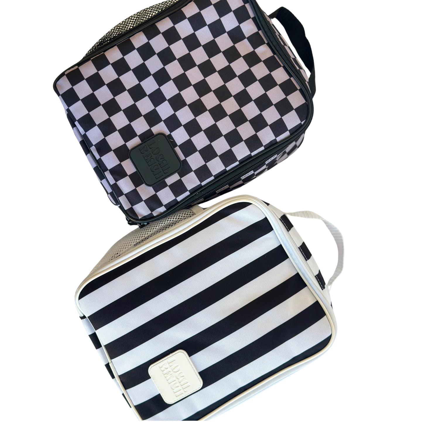 Grey/Black Checker Lunchbox