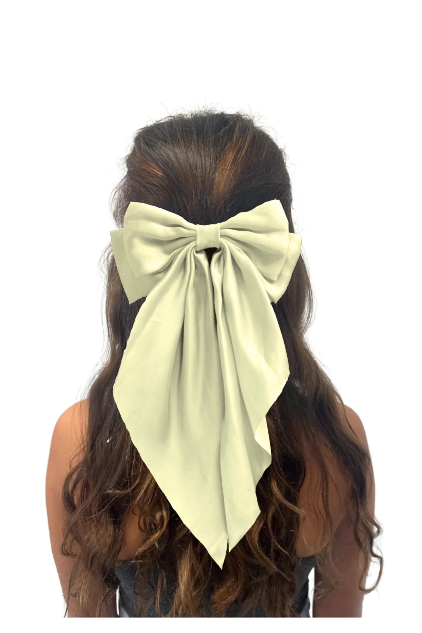 SATIN BOW CLIP