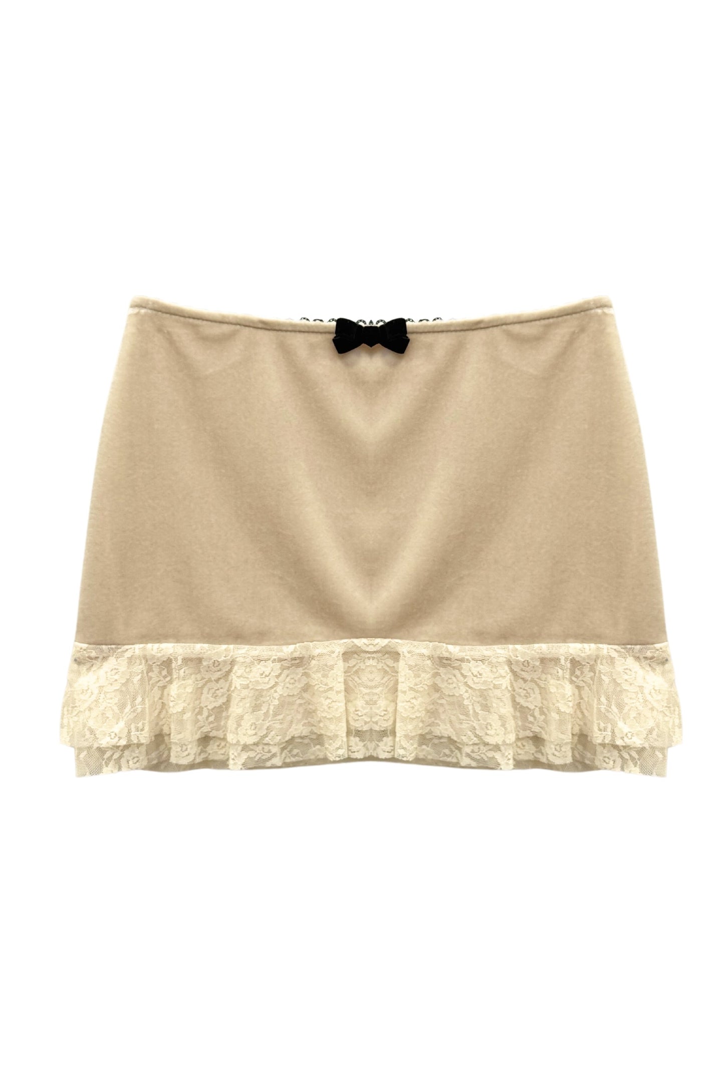 TWEEN MAEVE LACE/ VELVET COMBO SKIRT