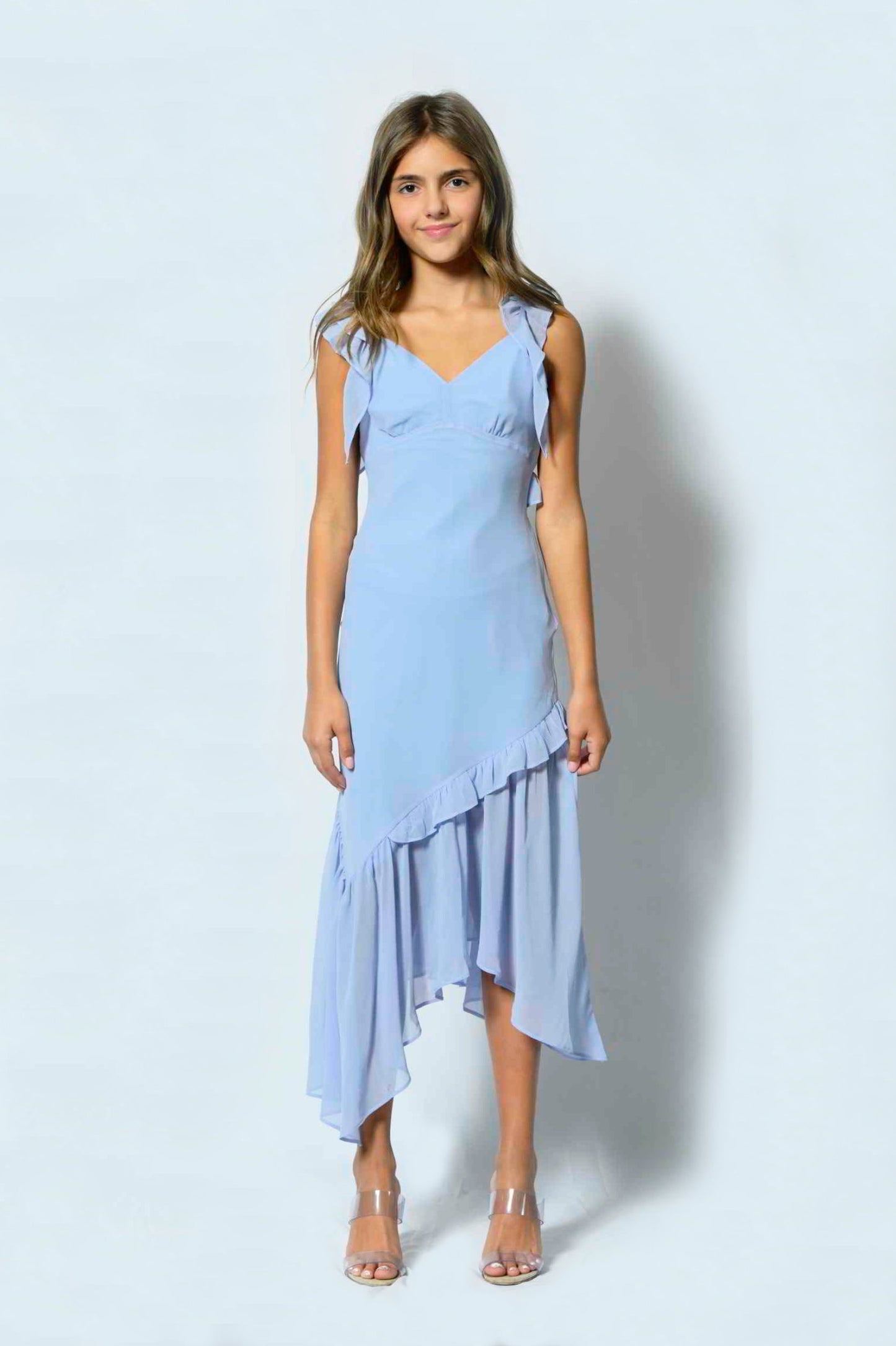 TWEEN MAGNOLIA SOLID MAXI DRESS