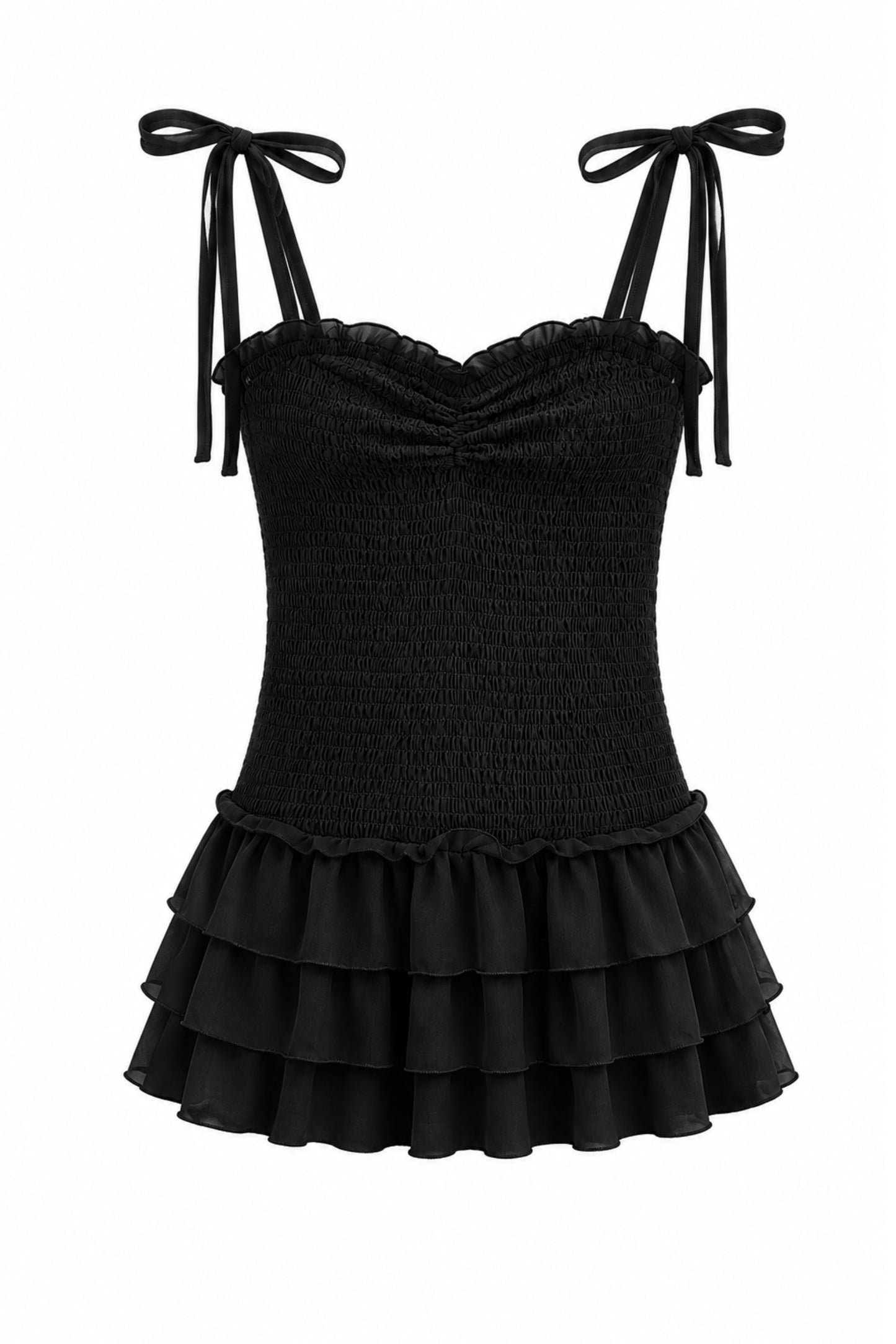 TWEEN MERI SOLID SHEER DRESS