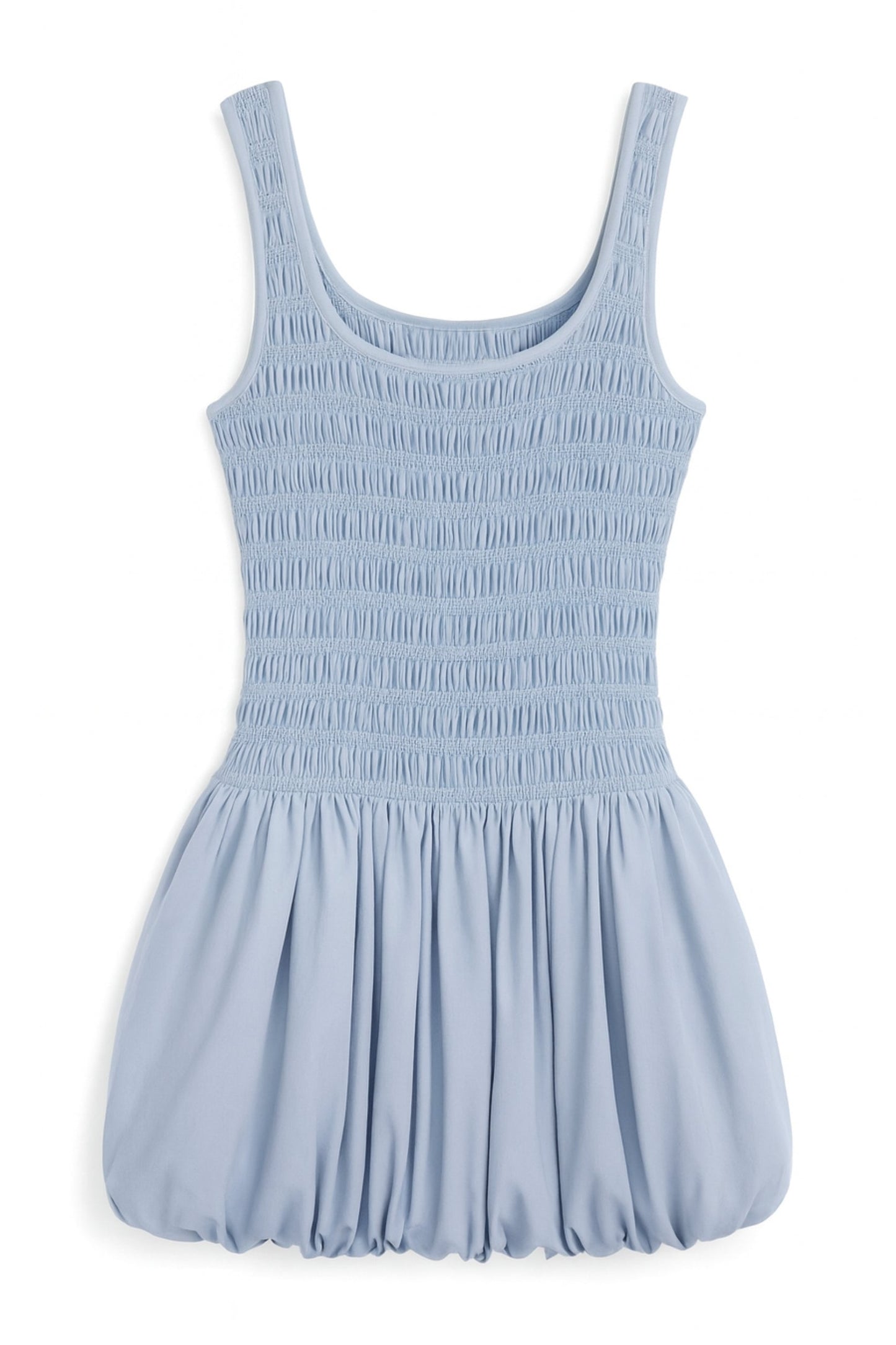 TWEEN OLIVE SOLID BUBBLE TANK DRESS- FINAL SALE