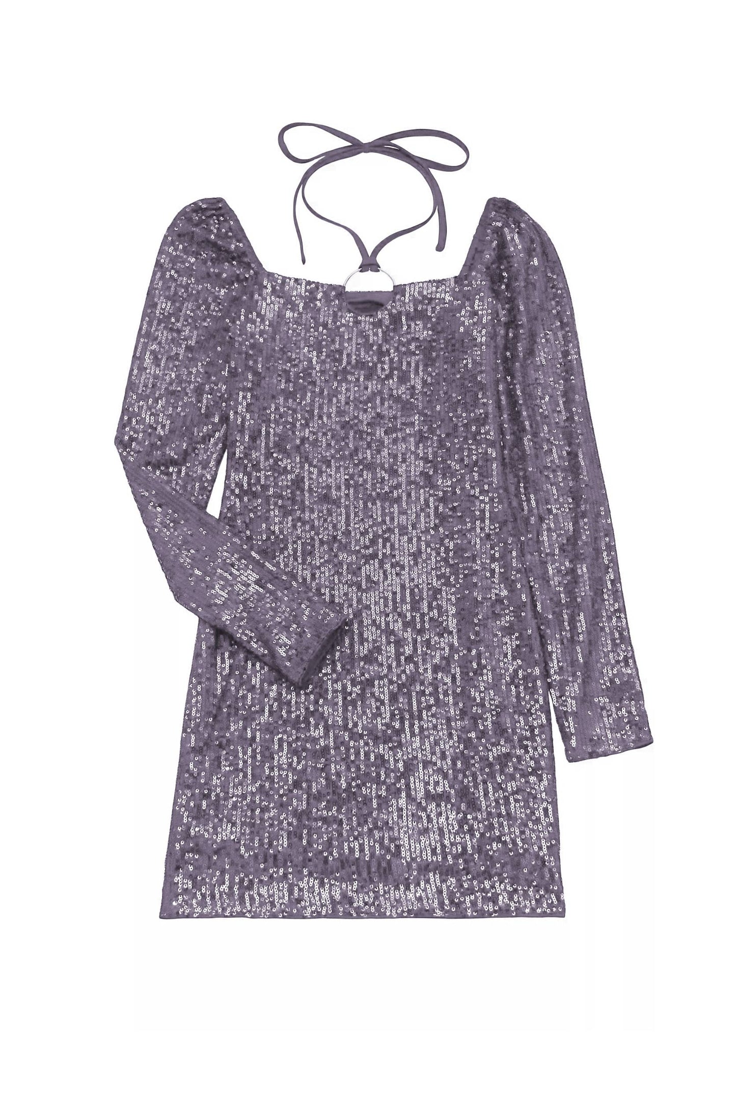 TWEEN STORMY LONG SLEEVE SEQUIN PARTY DRESS - FINAL SALE