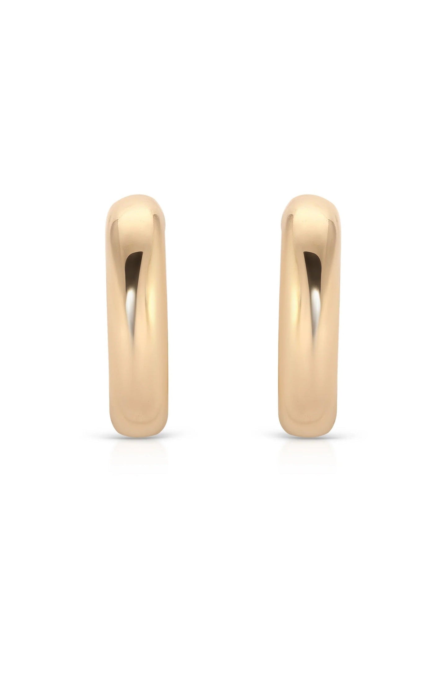 Small Thick Classic Hoops