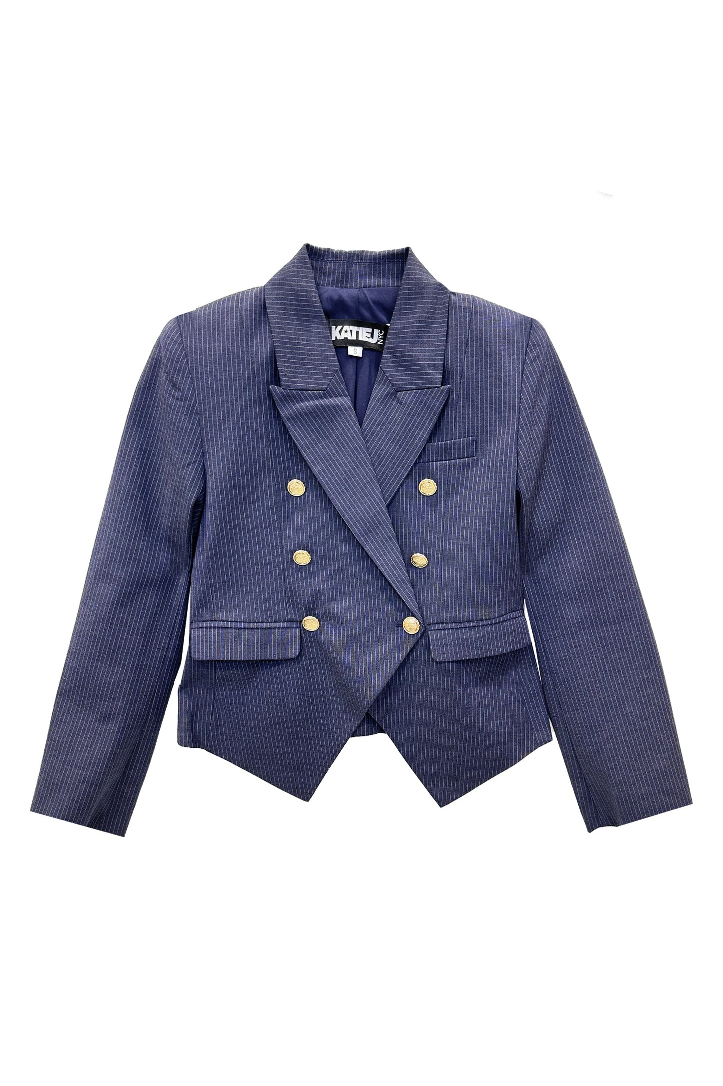 TWEEN VICTORIA JACKET IN PINSTRIPE - FINAL SALE