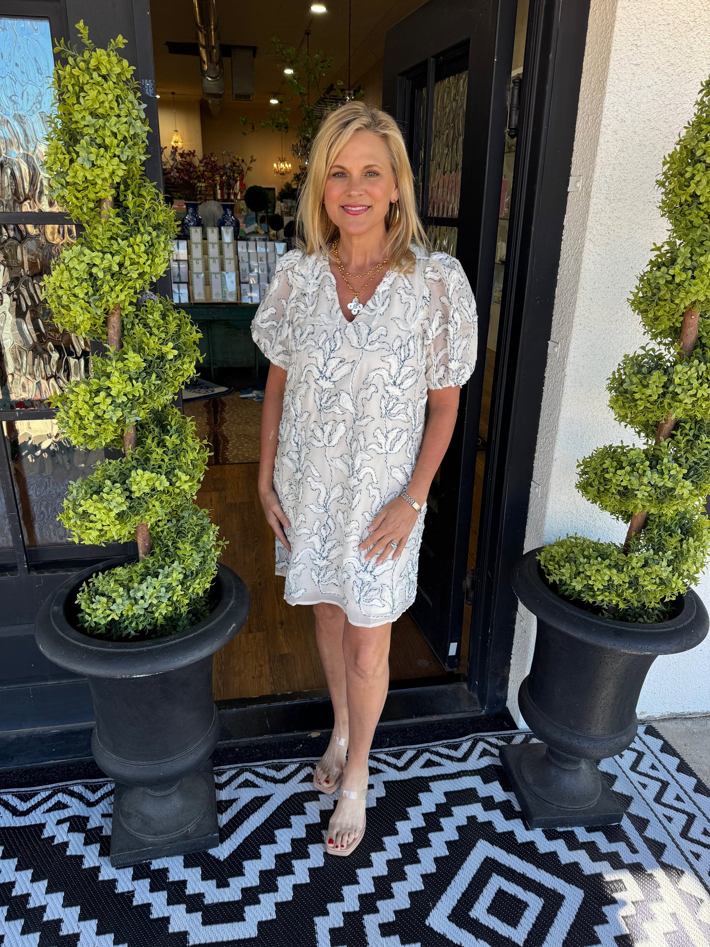 Prim Dress - Blue