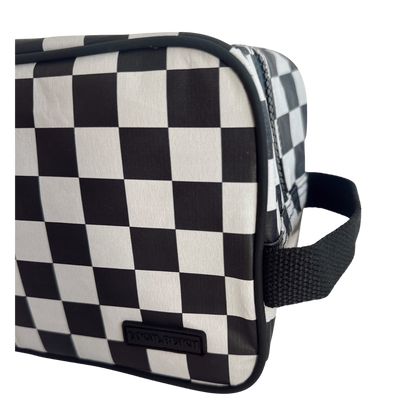 Black Checker Travel Kit