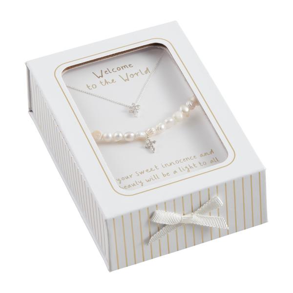 Baby Cross Jewelry Set