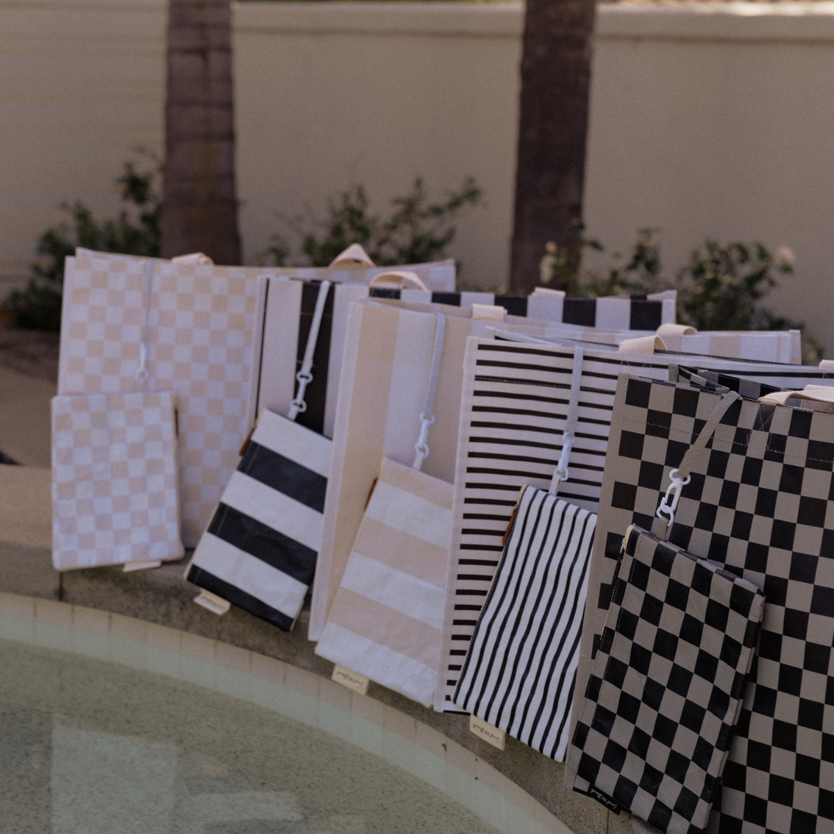 Checker XL All Day Bag with Matching Removable Pouch