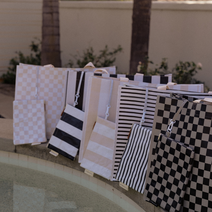 Checker XL All Day Bag with Matching Removable Pouch