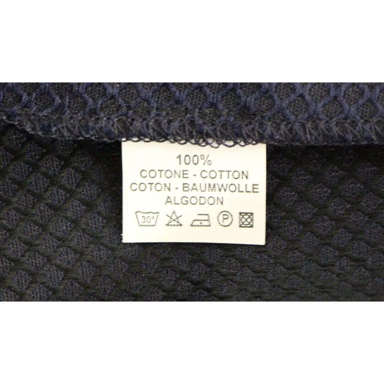 Andrea Incontri Blue Cropped Cotton Pants