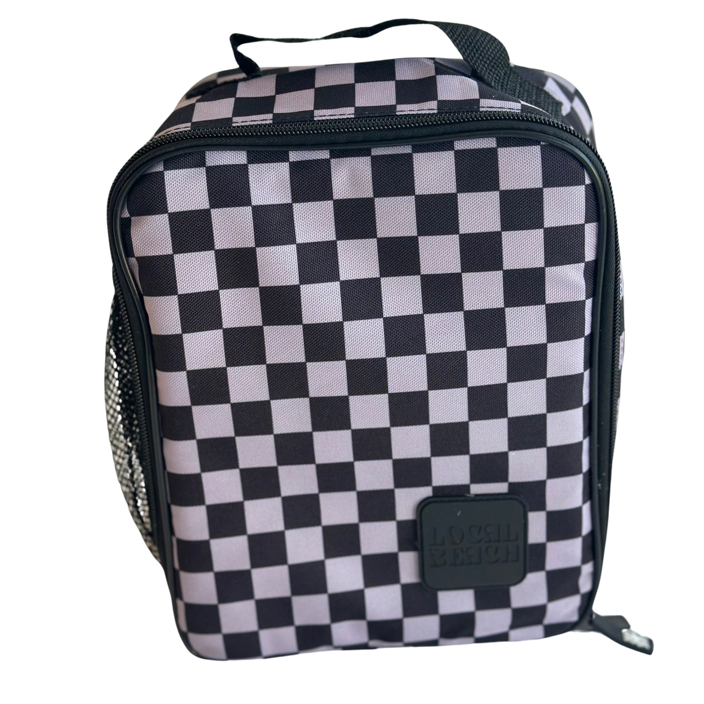 Grey/Black Checker Lunchbox