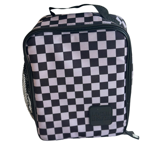 Grey/Black Checker Lunchbox