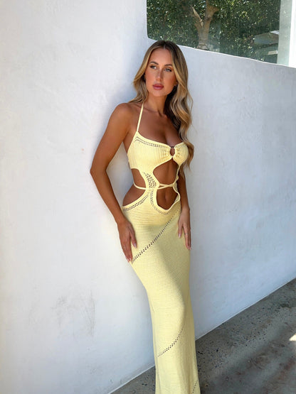 Quanah Maxi Dress Yellow