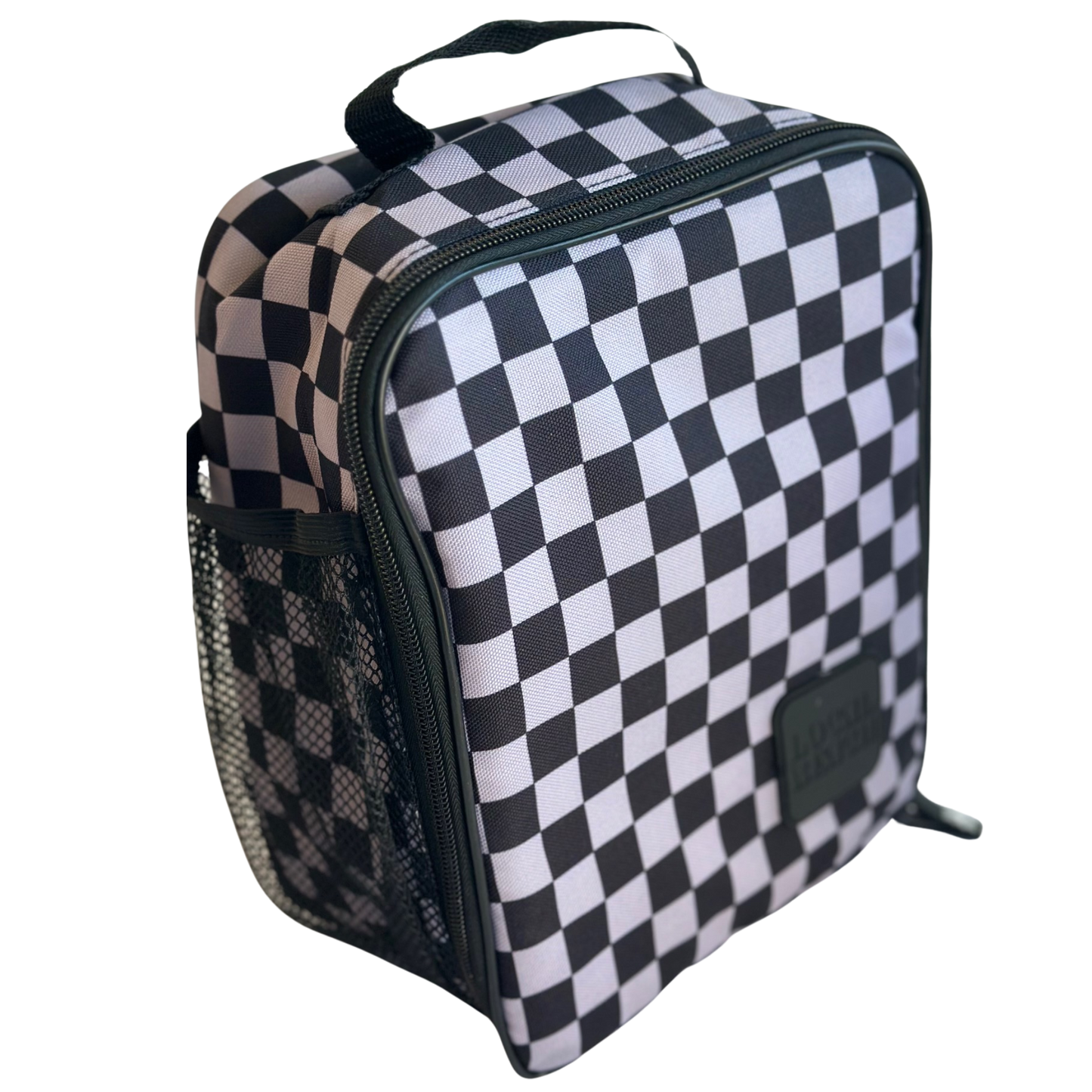 Grey/Black Checker Lunchbox