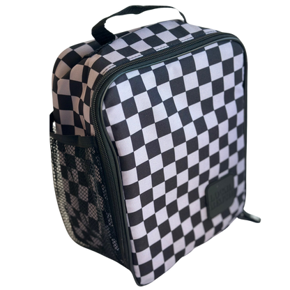 Grey/Black Checker Lunchbox