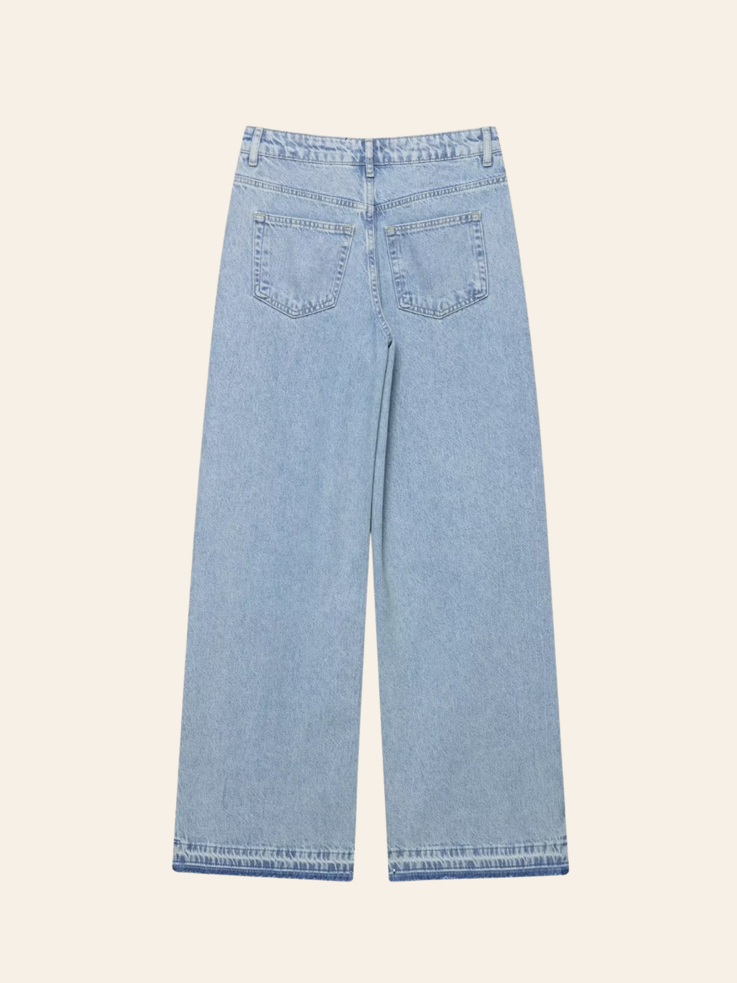 Anaisha Crochet Patch Wide-Leg Jeans