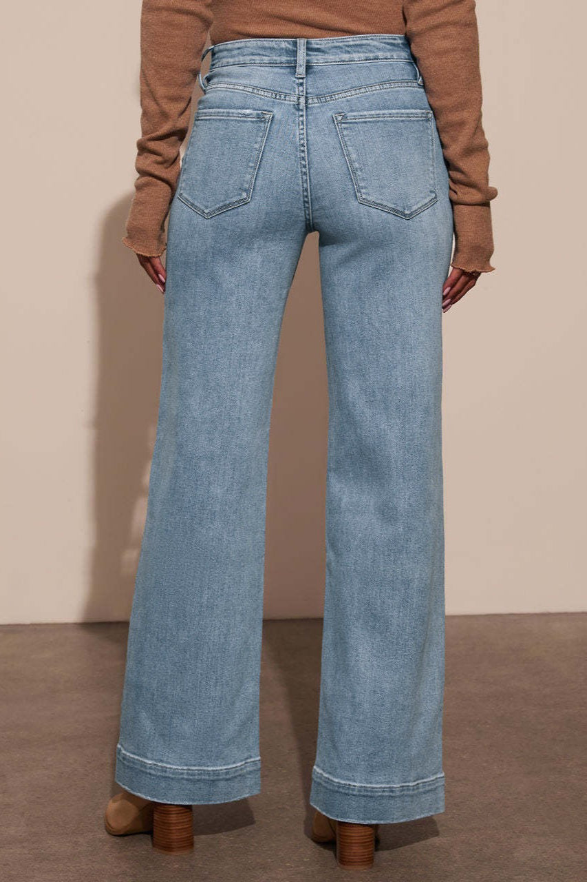 Vintage High Rise Relaxed Wide Leg Jeans