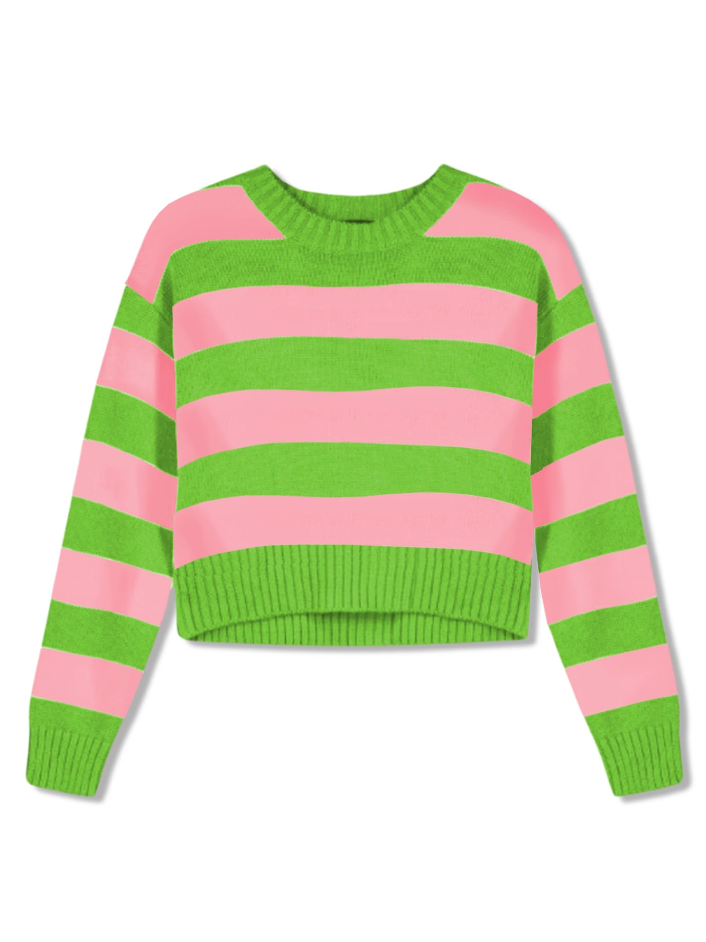 JUNIOR MEGAN STRIPED SWEATER - FINAL SALE