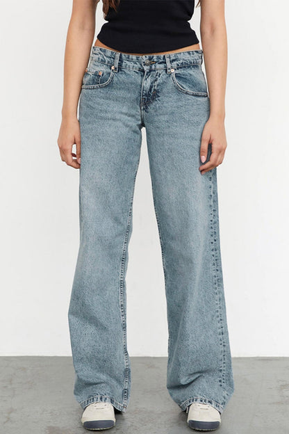 Classic Relaxed Fit Straight Leg Jeans