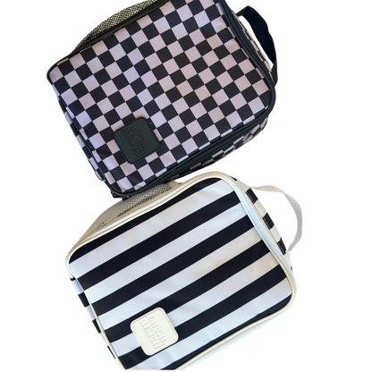 Grey/Black Checker Lunchbox