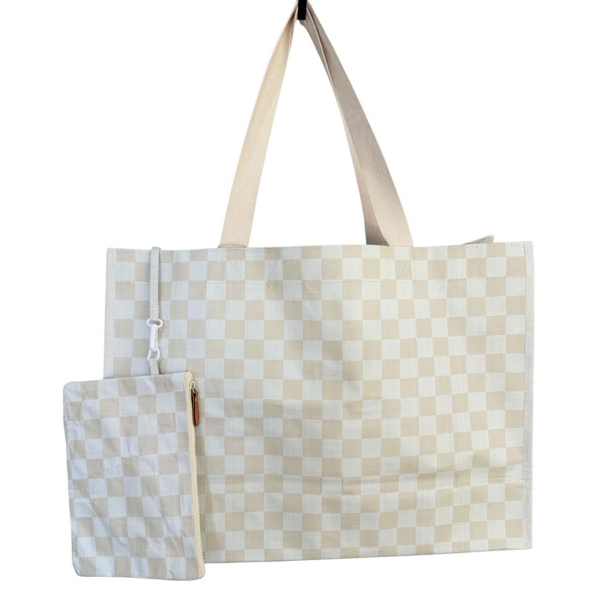 Checker XL All Day Bag with Matching Removable Pouch