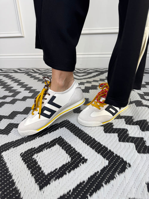 Leon Back 70 Sneakers - White Black