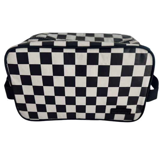 Black Checker Travel Kit