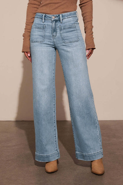 Vintage High Rise Relaxed Wide Leg Jeans