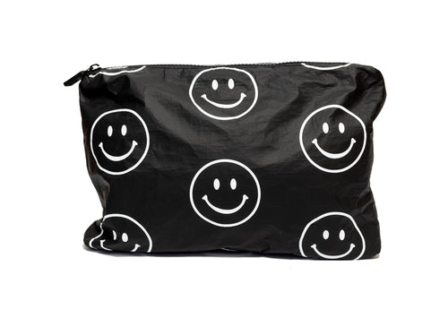 Smiley Water Resistant Pouch