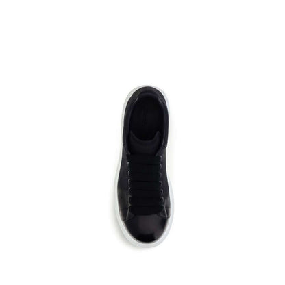 Alexander McQueen Blue Calf Leather Bos Taurus Chunky Sneakers