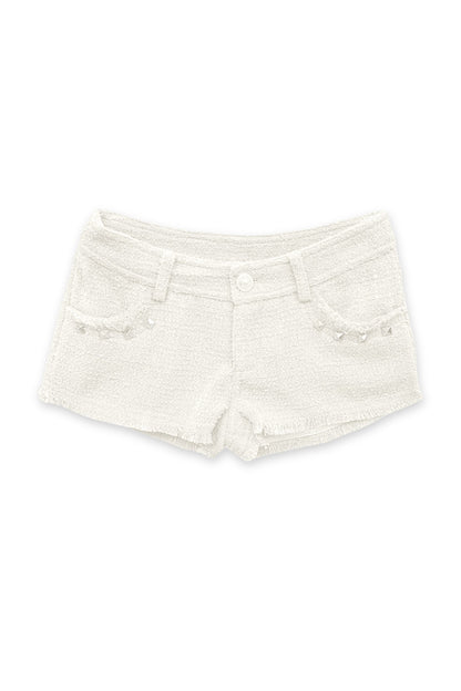 TWEEN BOUCLE ASH SHORTS - FINAL SALE