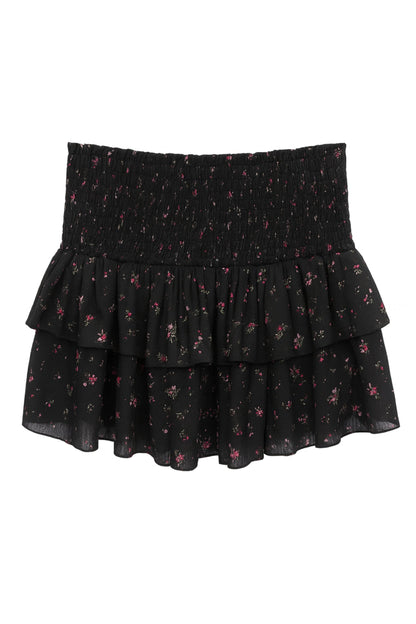 TWEEN BIANCA PRINTED TIERED RUFFLE SKIRT - FINAL SALE