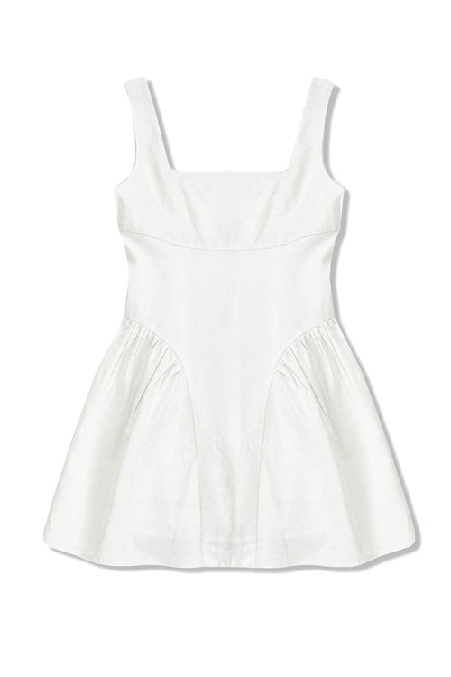 JUNIOR BRENNA LINEN DAY DRESS