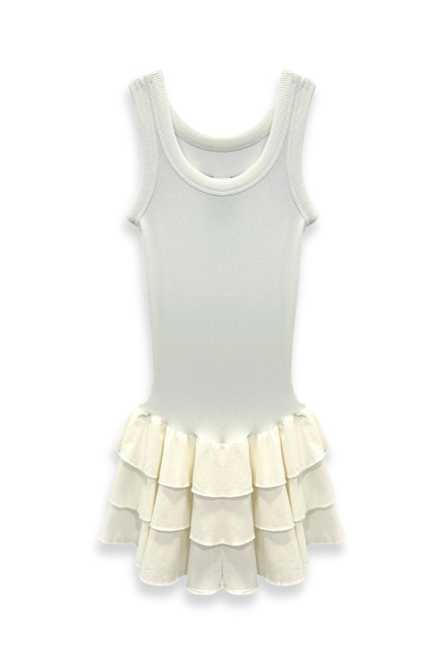TWEEN BRIELLE TANK RUFFLE DRESS