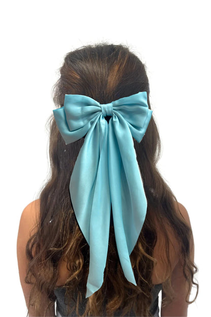 SATIN BOW CLIP
