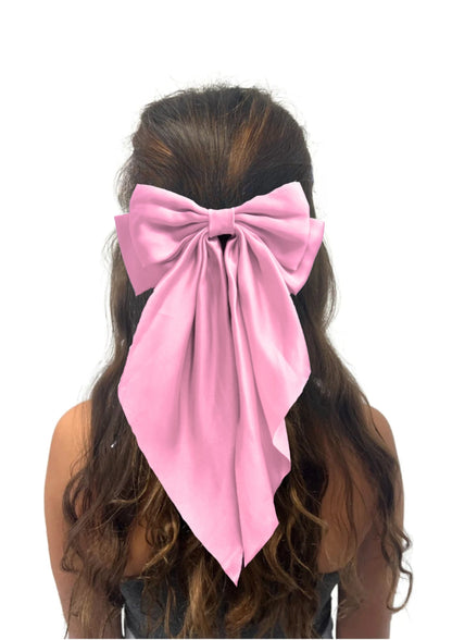 SATIN BOW CLIP