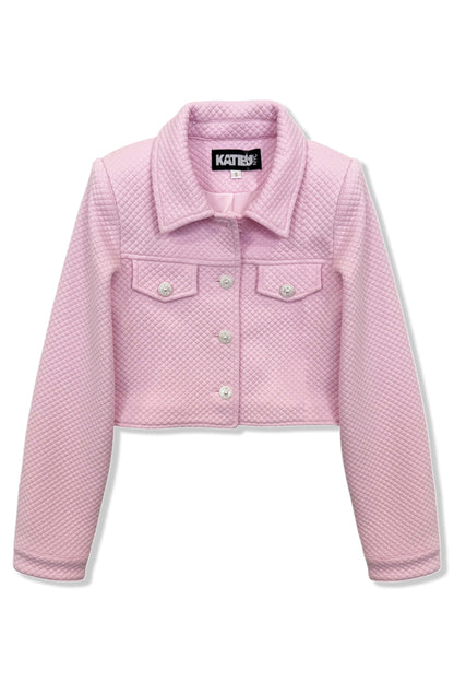 JUNIOR CHARLIZE STRETCH QUILTED JACKET - FINAL SALE