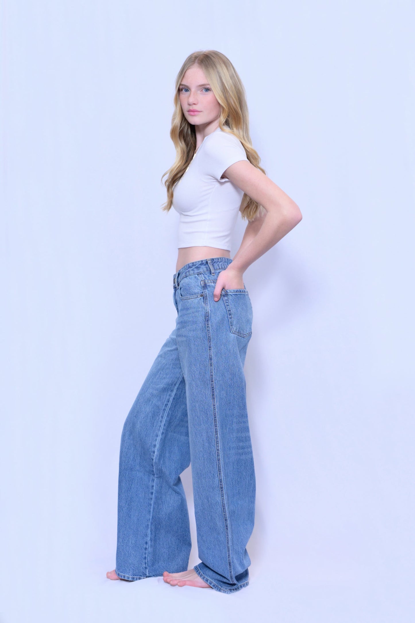 JUNIOR CHICAGO LOW RISE JEANS
