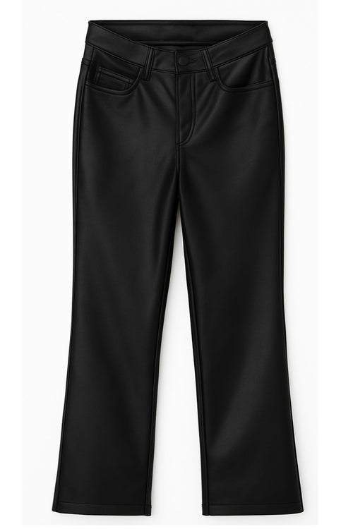 JUNIOR CHICAGO VEGAN LEATHER JEANS