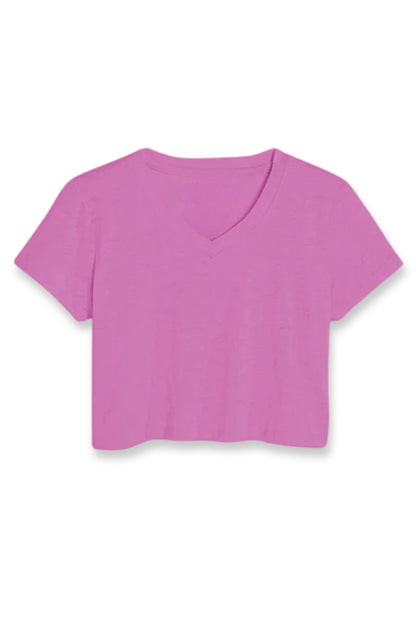 TWEEN COURAGE CROP TEE - FINAL SALE