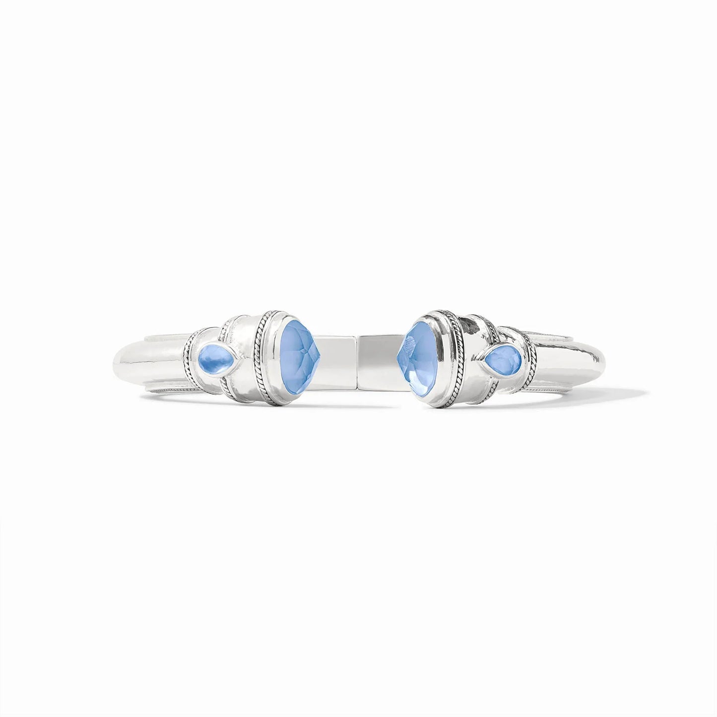 Cannes Demi Cuff - Iridescent Chalcedony Blue