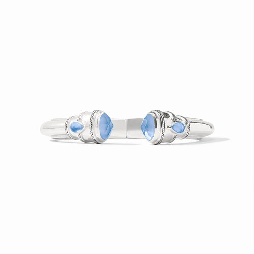 Cannes Demi Cuff - Iridescent Chalcedony Blue