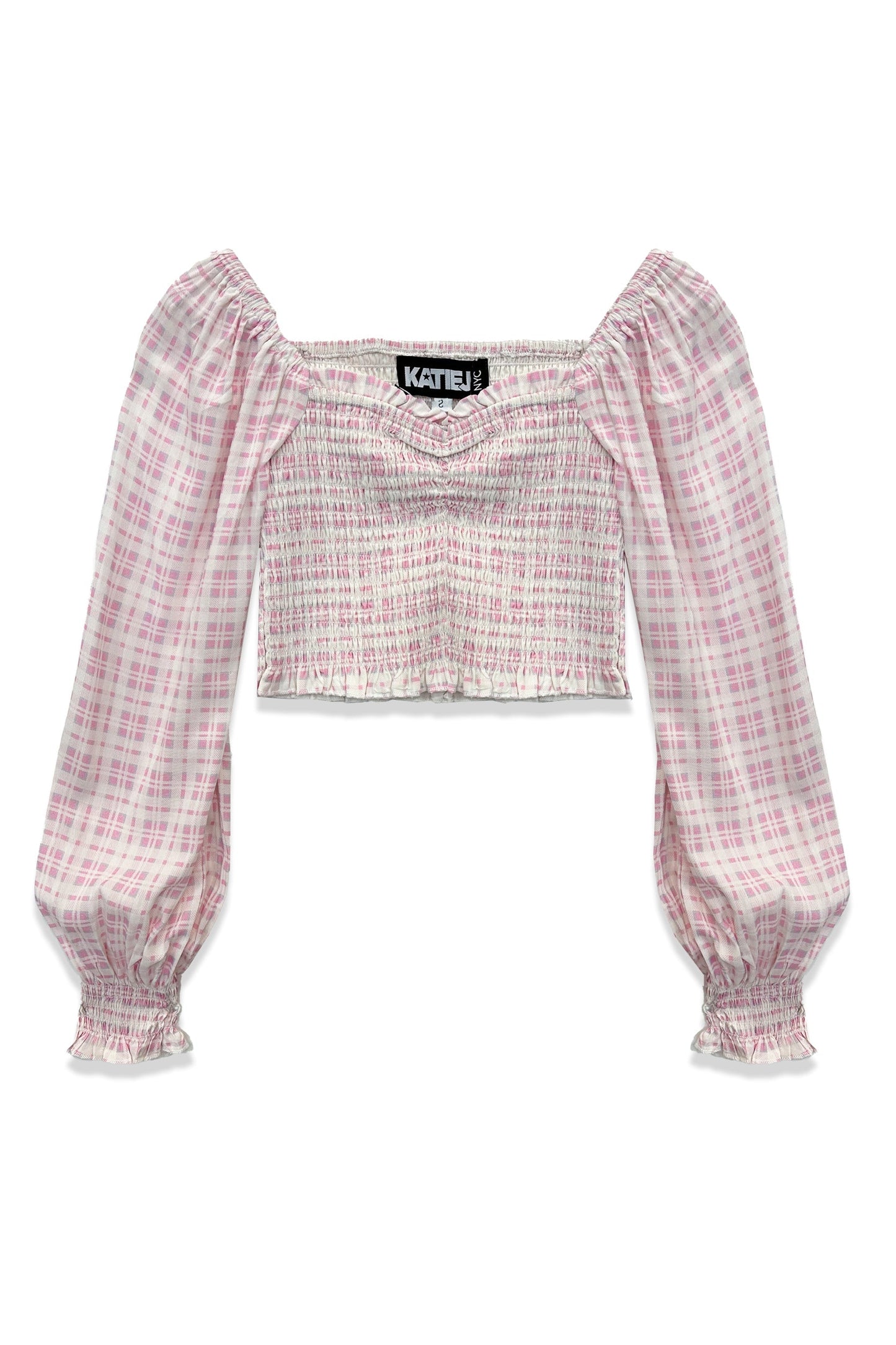 JUNIOR CHLOE PRINTED LONG SLEEVE TOP - FINAL SALE
