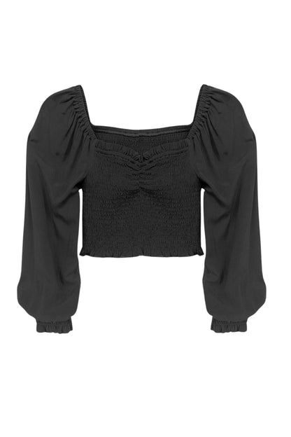 TWEEN CHLOE SOLID LONG SLEEVE TOP- FINAL SALE