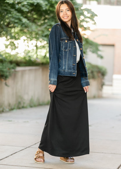 Clarise Premium Knit Maxi Skirt