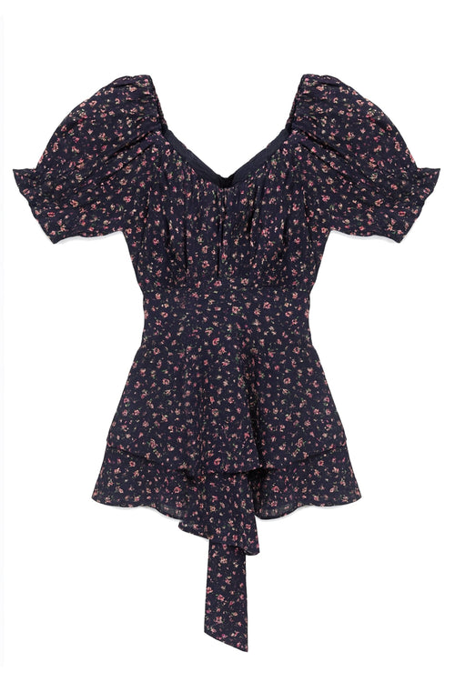 JUNIOR DELILAH PRINTED DRESS - FINAL SALE