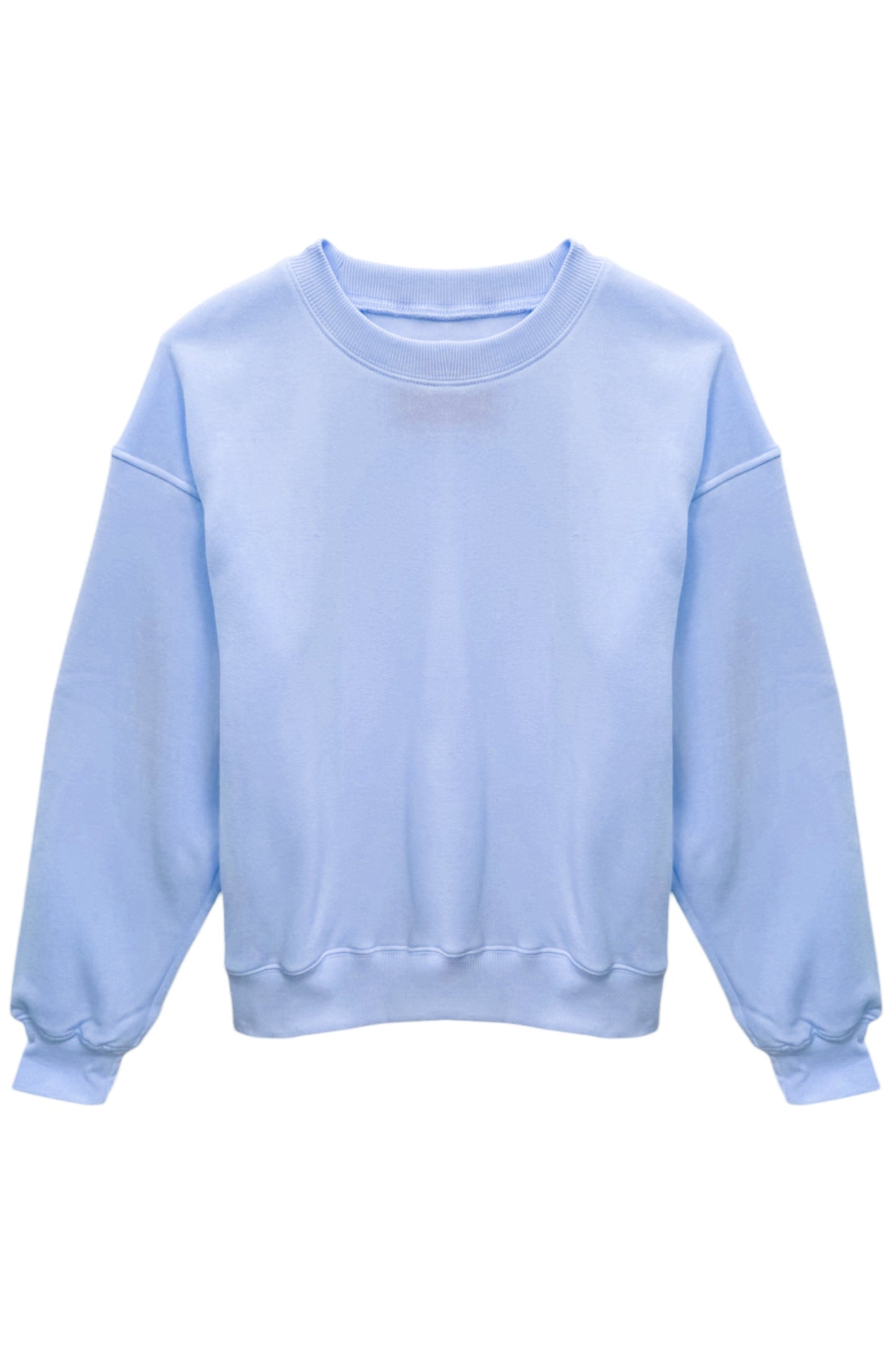 JUNIOR DYLAN SOLID OVERSIZED CREW SWEATSHIRT