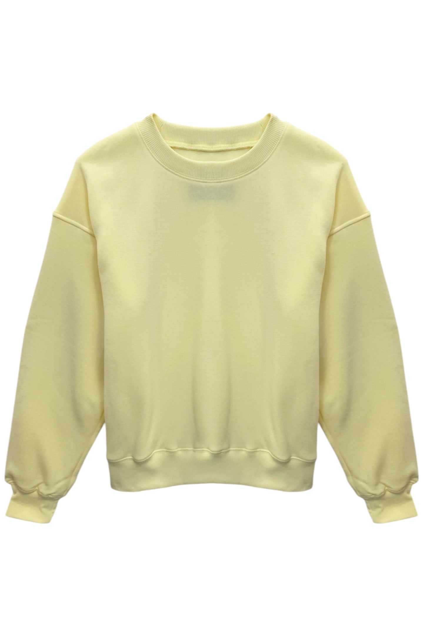 JUNIOR DYLAN SOLID OVERSIZED CREW SWEATSHIRT - FINAL SALE