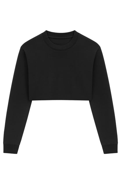 TWEEN DYLAN SUPER CROP CREW SWEATSHIRT
